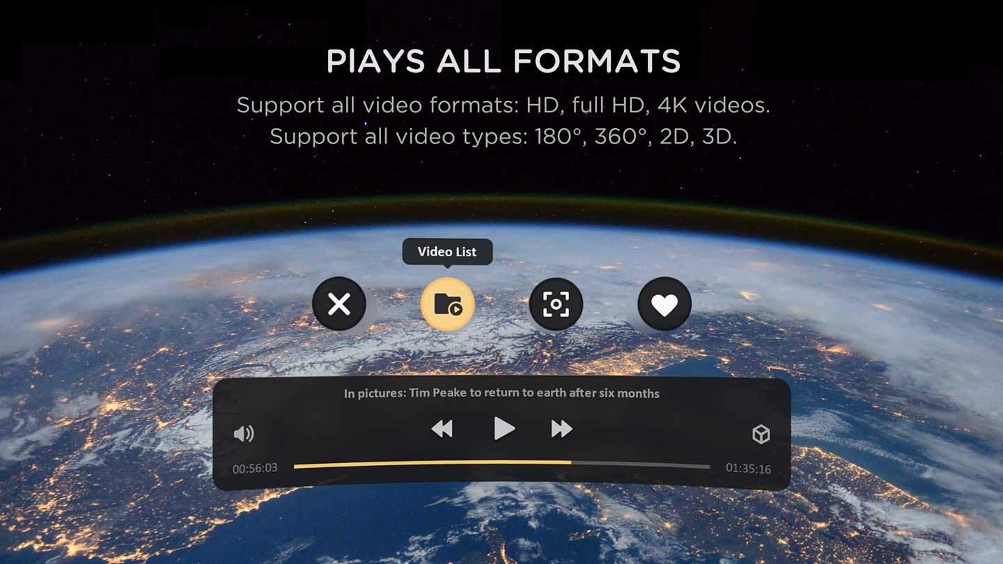 SKYBOX VR Video Player